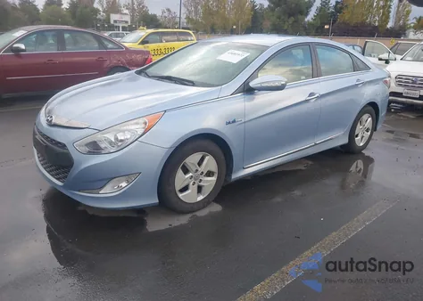 2012 Hyundai Sonata Hybrid z USA, uszkodzony, nr VIN KMHEC4A46CA033231